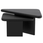 Draco 2pc Coffee Table Set in Black 303-155BLK 303 155BLK 4