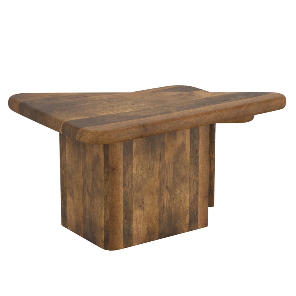 Draco 2pc Coffee Table Set in Walnut - Image 3