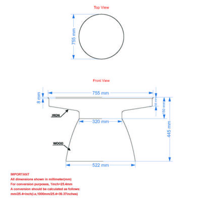 Boden 2pc Coffee Table Set in Black with Walnut 303-229BK 303 229BK 6