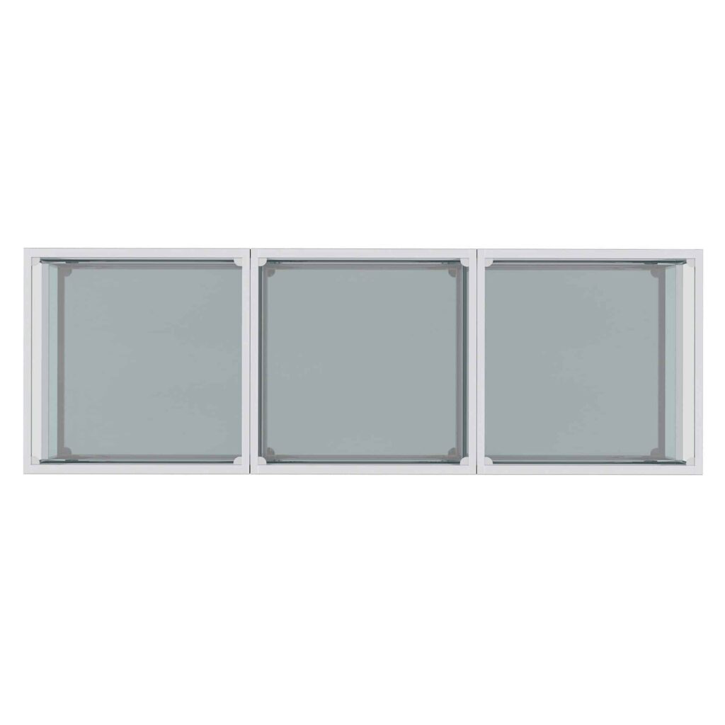 Casini 3pc Multi-Tier Coffee Table Set in Silver - Image 6