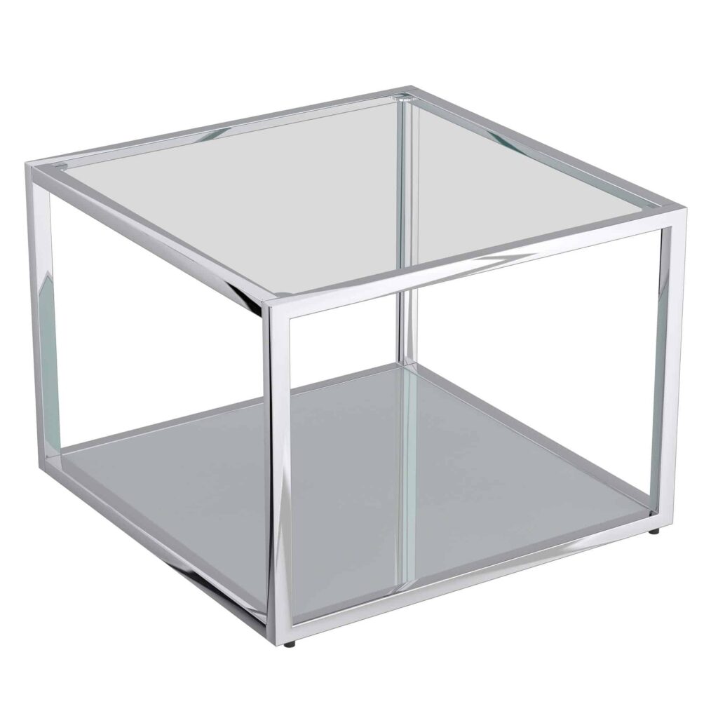 Casini 3pc Small Coffee Table Set in Silver - Image 4