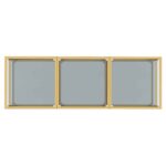 Casini 3pc Multi-Tier Coffee Table Set in Gold 303-632GL-3 303 632GL 3 5