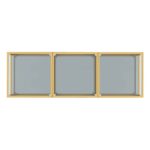 Casini 3pc Small Coffee Table Set in Gold 303-632GL_S 303 632GL S 5