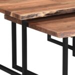 Jivin 2pc Coffee Table Set in Natural and Black 303-676NAT 303 676NAT 4