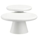Galio 2pc Coffee Table set in White 303-915WT 303 915WT 3