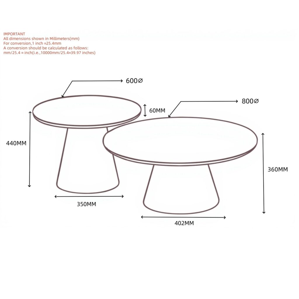 Galio 2pc Coffee Table set in White - Image 8