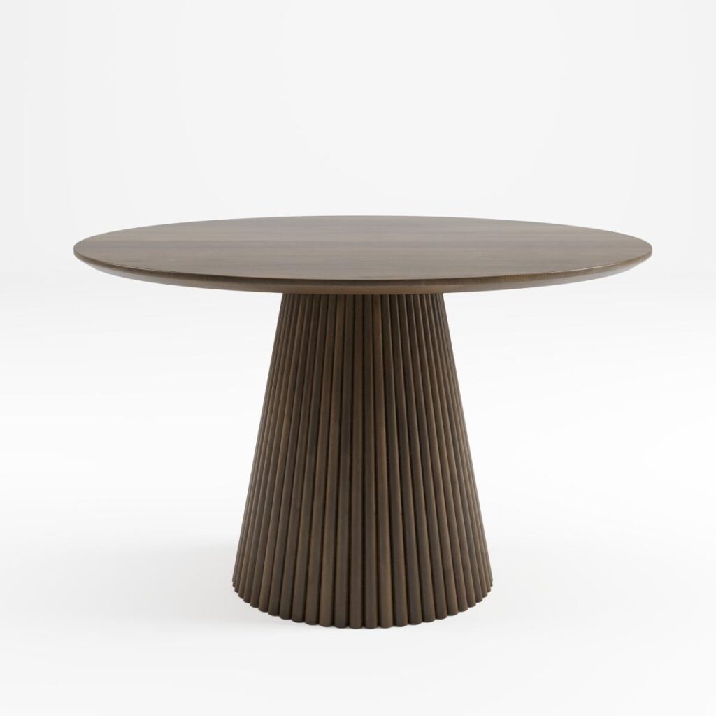 Akira 5-Piece Dining Set - Walnut/White Wash - Image 3