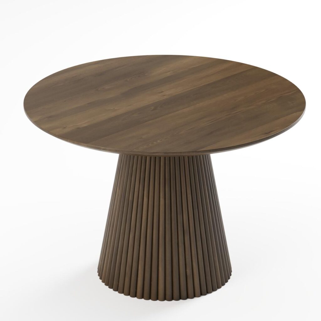 Akira 5-Piece Dining Set - Walnut/White Wash - Image 4