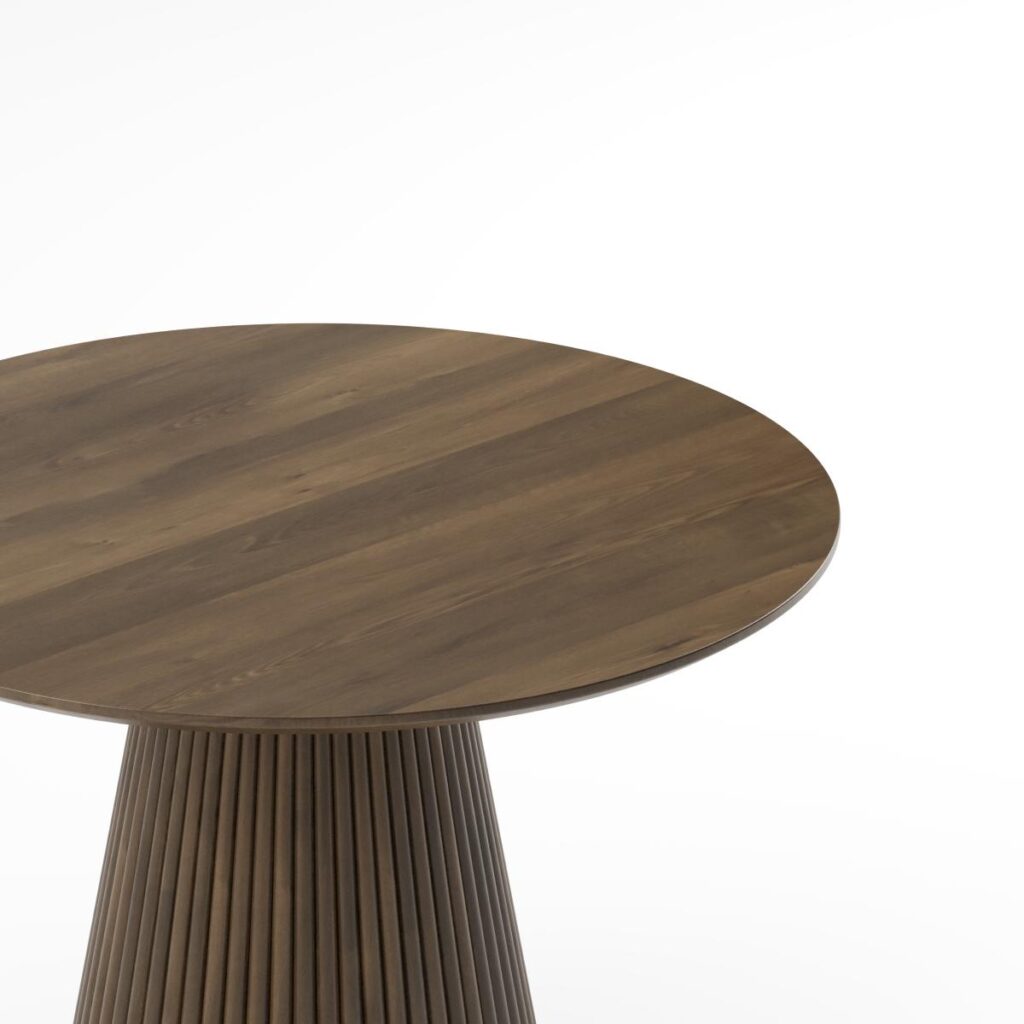 Akira 5-Piece Dining Set - Walnut/White Wash - Image 7
