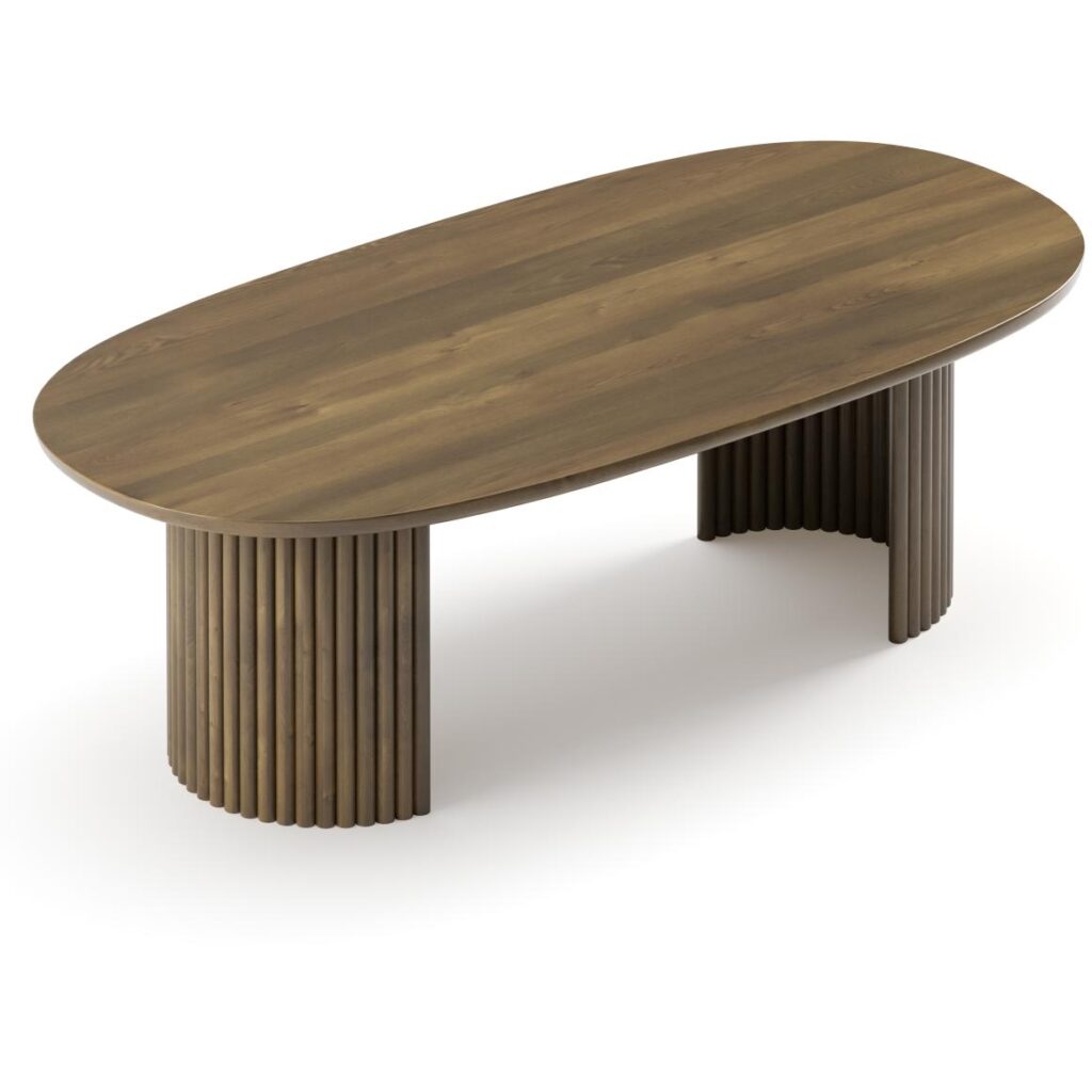 Odilia Dining Table - Walnut - Image 3