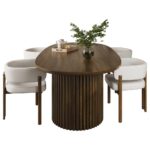 Odilia 5-Piece Dining Set 3228672 3228672 3228672 3