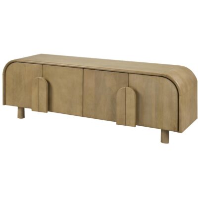 Lyaana 63'' TV Stand - Natural Oak 342679