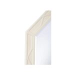 Dahlia Hexagon Mirror - White 370076 370076 B