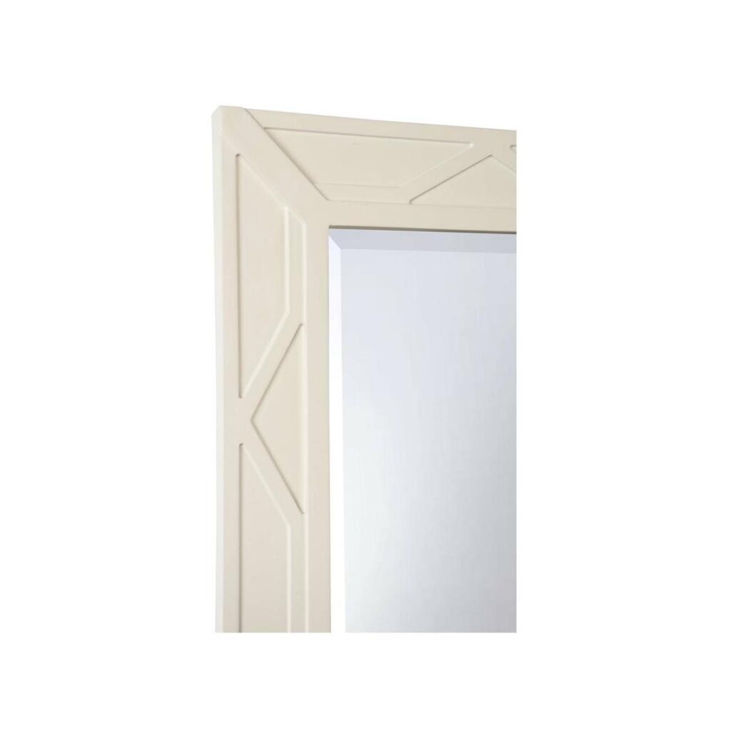 Dahlia Rectangle Mirror - White - Image 2