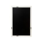 Dahlia Rectangle Mirror - White 370077 370077 C