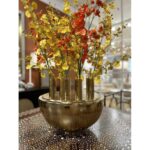 Fluted Brass Vase 370102 370102 D