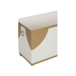 Plais Planter Wide - White/Gold 370113 370113 B