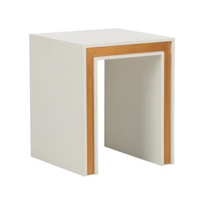 Baldwin End Table - White