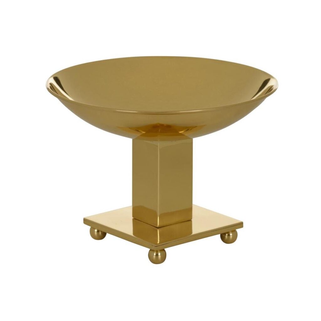 Brass Pedestal Bowl