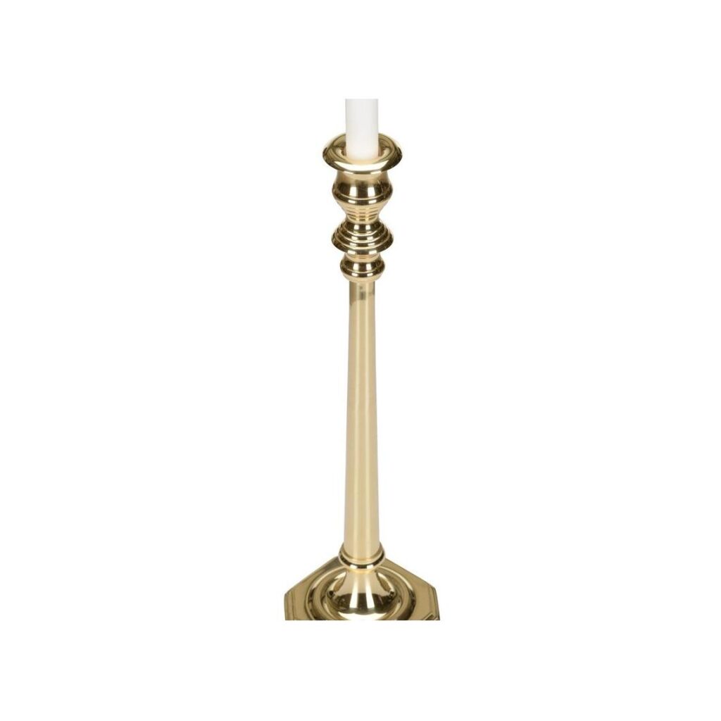 Tall Brass Candlestick - Image 2