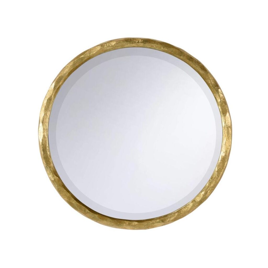 Hand Hammered Round Mirror (Small)