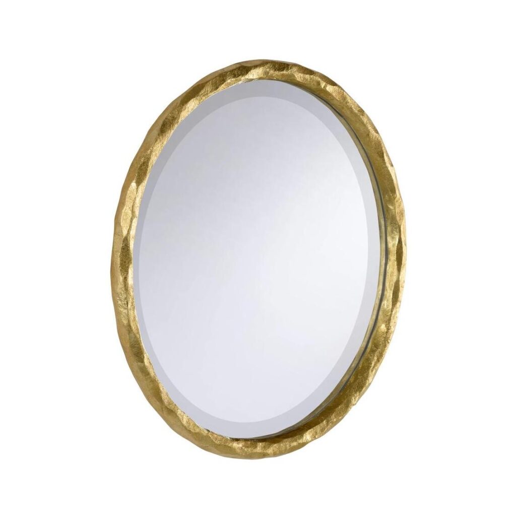 Hand Hammered Round Mirror (Small) - Image 2