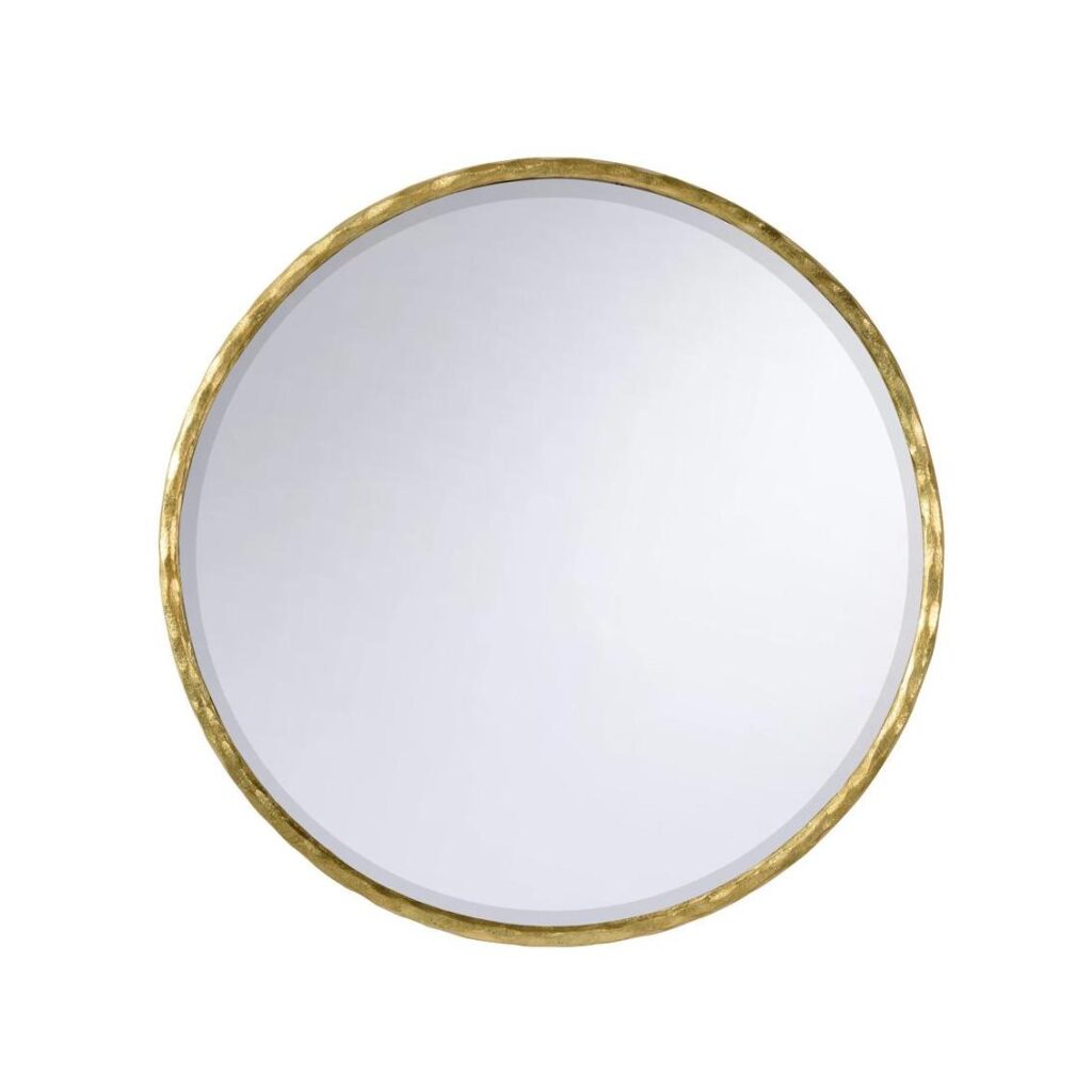 Hand Hammered Round Mirror (Large)