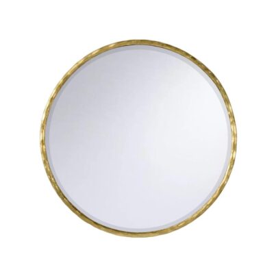 Hand Hammered Round Mirror (Large)