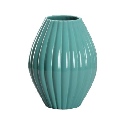 Aubrey Vase - Teal (Short)
