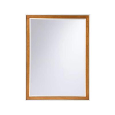 Baldwin Mirror- White