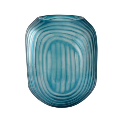 Swirl Vase - Large Blue