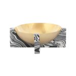 Black and White Pedestal Bowl 370443 370443 B