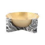 Black and White Pedestal Bowl 370443 370443 C