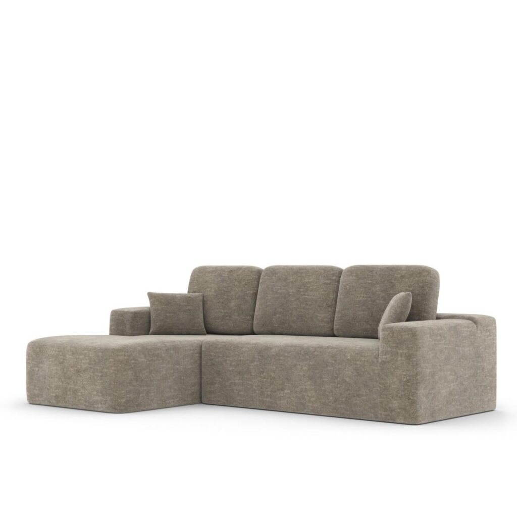 Brassex Compression Sectional Sofa - Taupe - Image 2