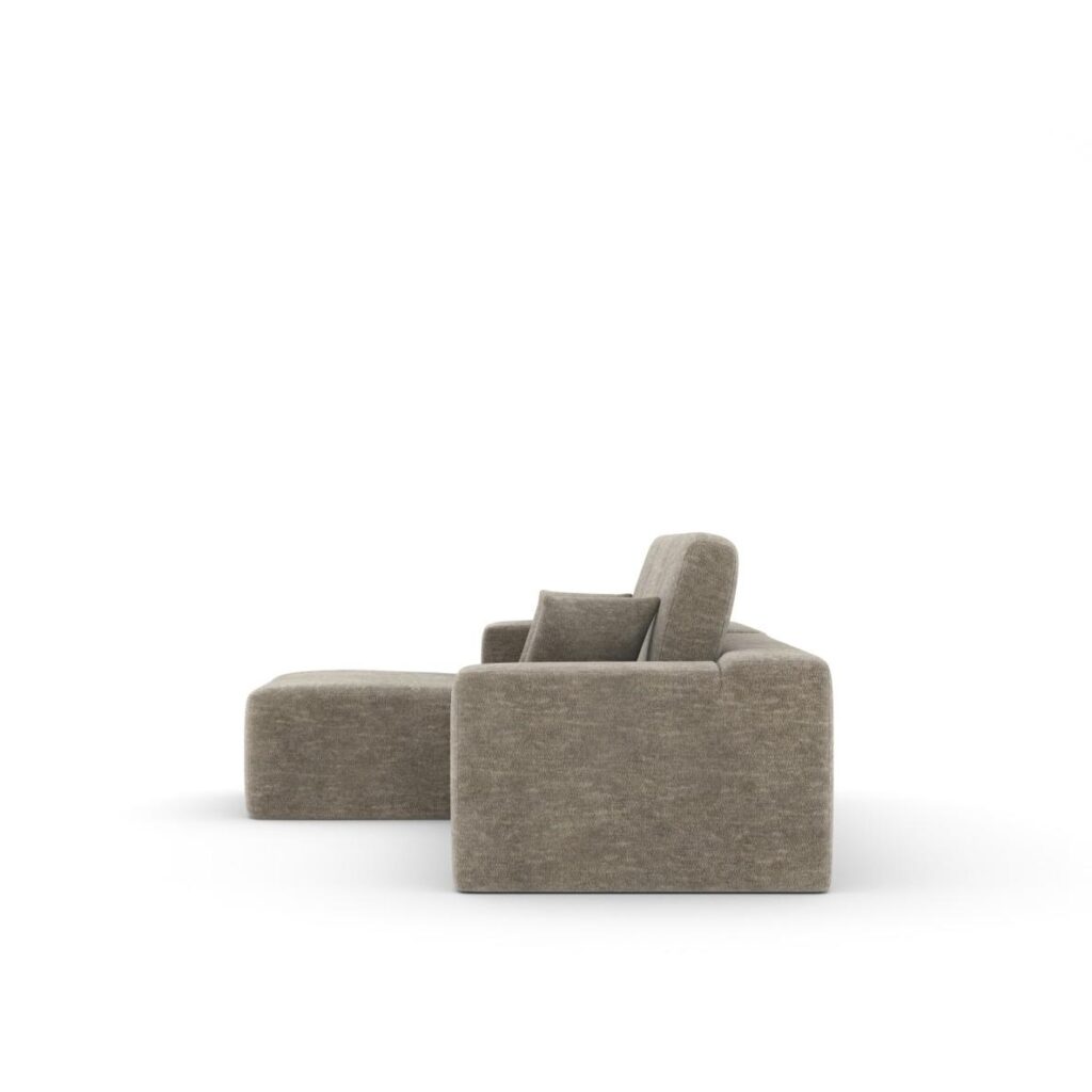 Brassex Compression Sectional Sofa - Taupe - Image 3