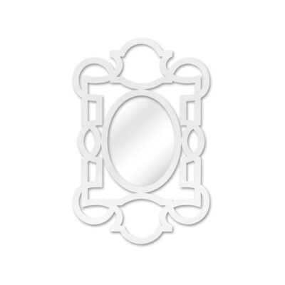 Tracery Mirror-White