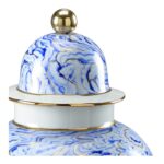 Marbleized Covered Urn (Lg) 382539 382539 B