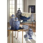 Marbleized Covered Urn (Lg) 382539 382539 C