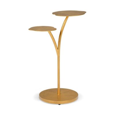 Leaf Side Table - Gold