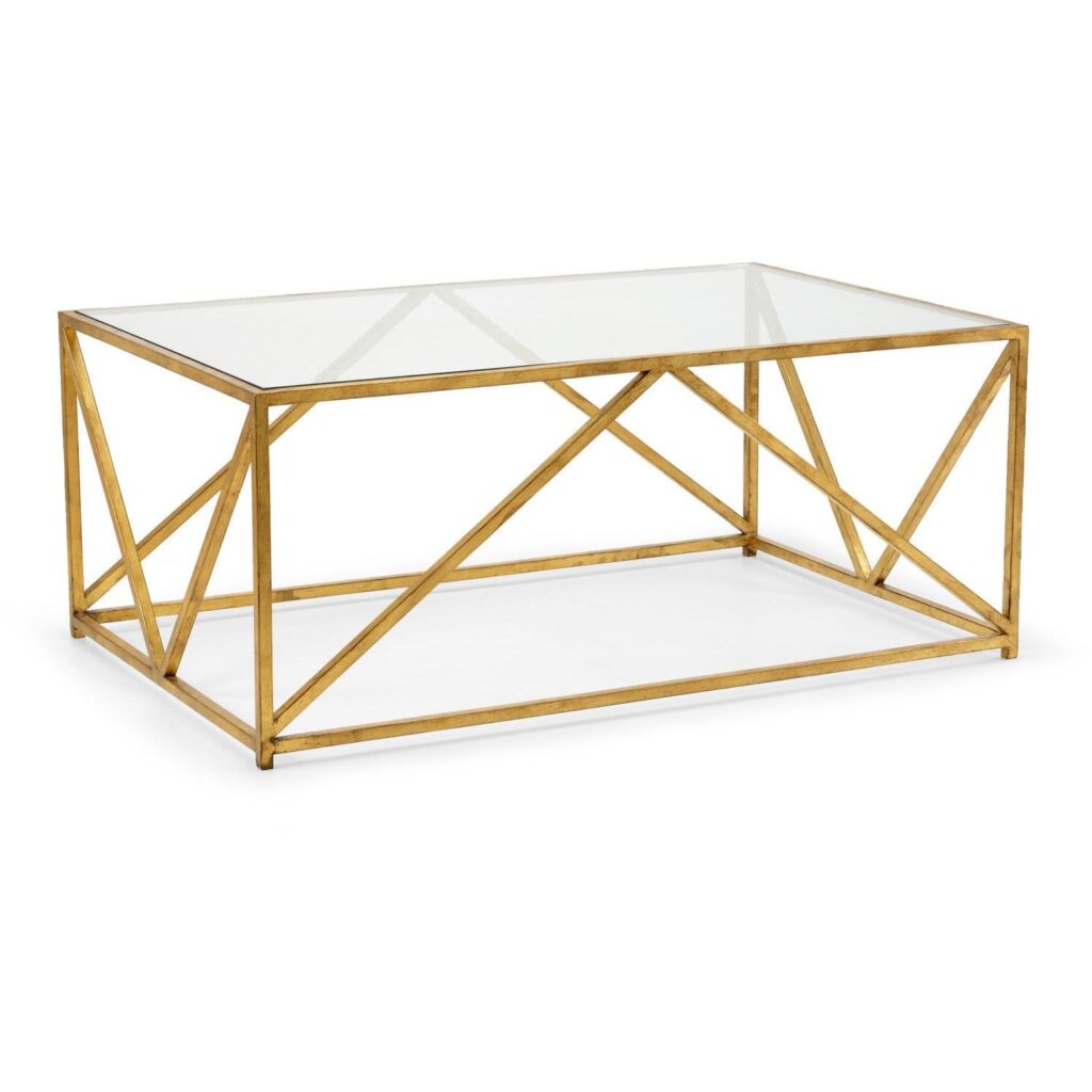Glass Top Harlequin Coffee Table