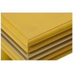 Coulter Leather Cocktail Table- Yellow 383546 383546 D