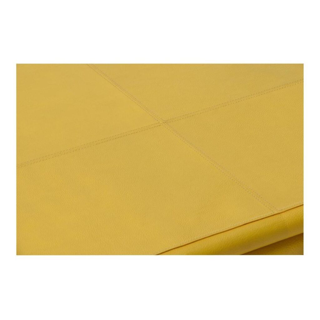 Coulter Leather Cocktail Table- Yellow - Image 5