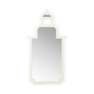 Pagoda Mirror - White
