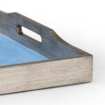 Large Blue Shagreen Tray 383980 383980 B