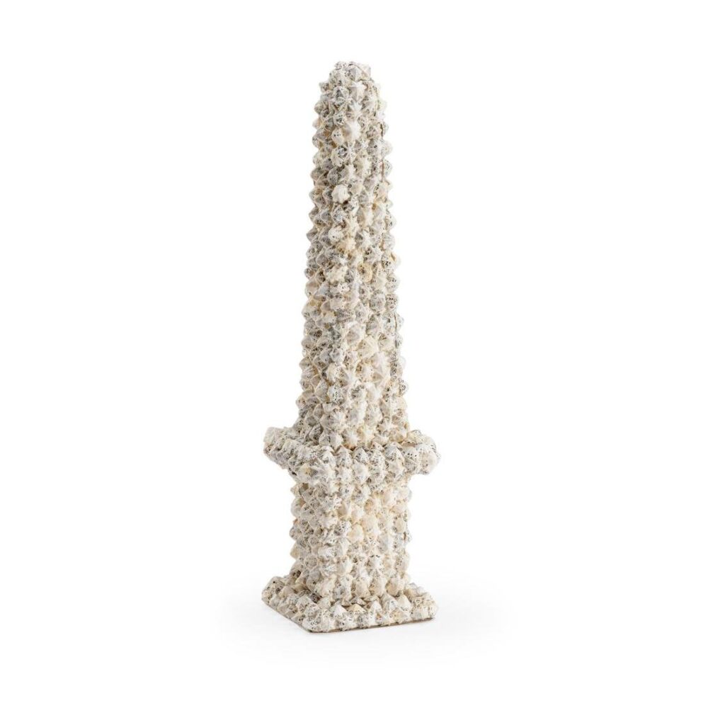 White & Black Shell Obelisk