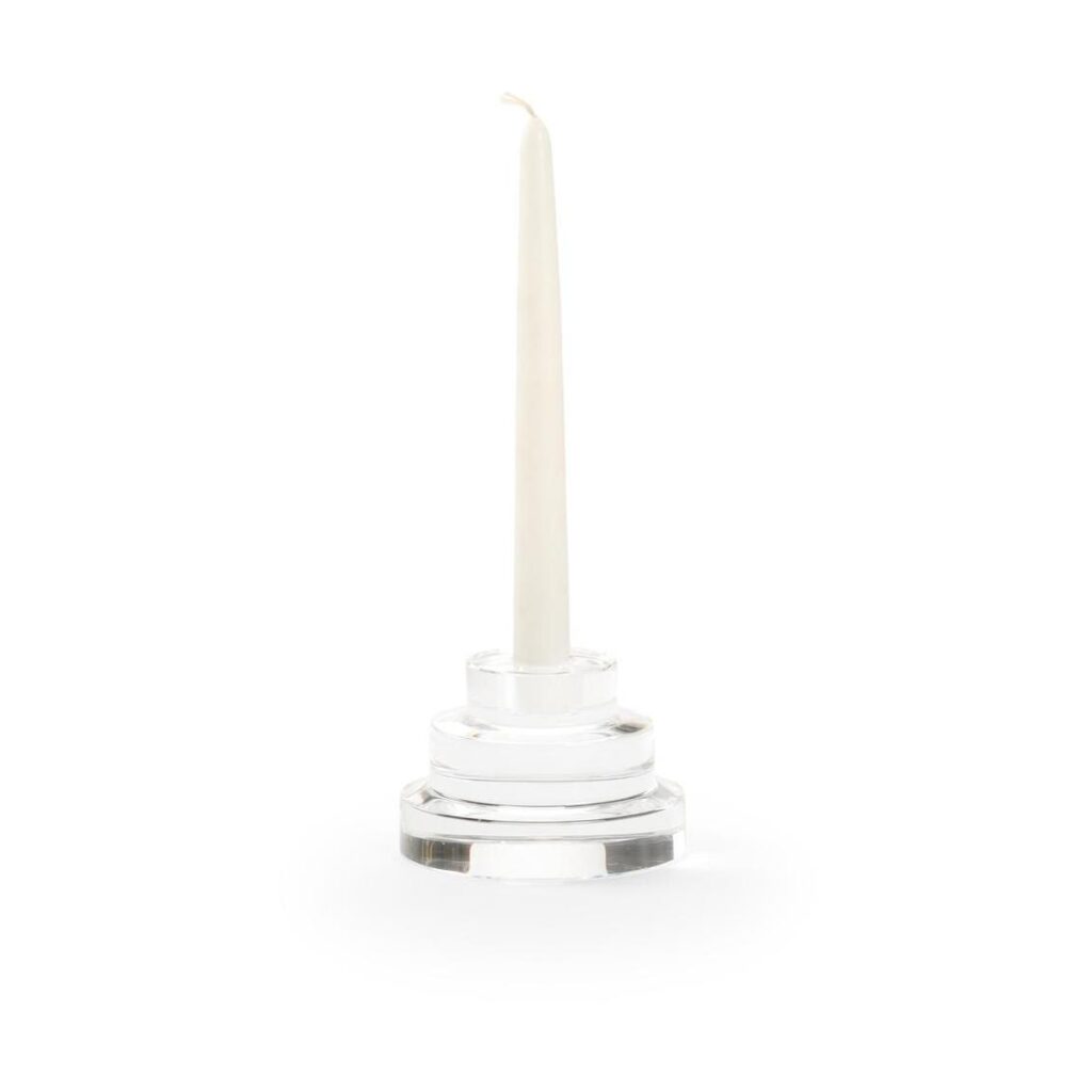 Terraced Crystal Candlestick