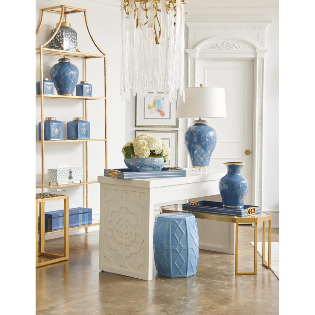 Audrey Vase - Blue - Image 3