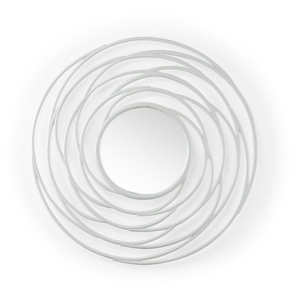 Swirl Mirror - White