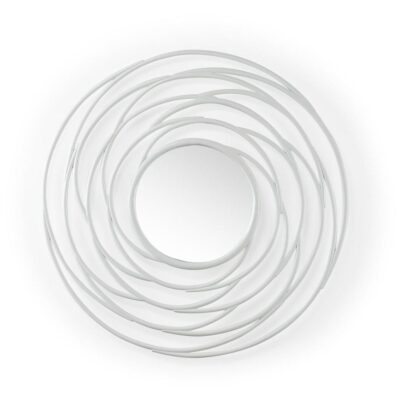 Swirl Mirror - White
