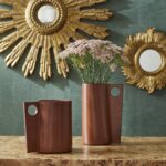 Leather Vase (Med) 385196 385196 C